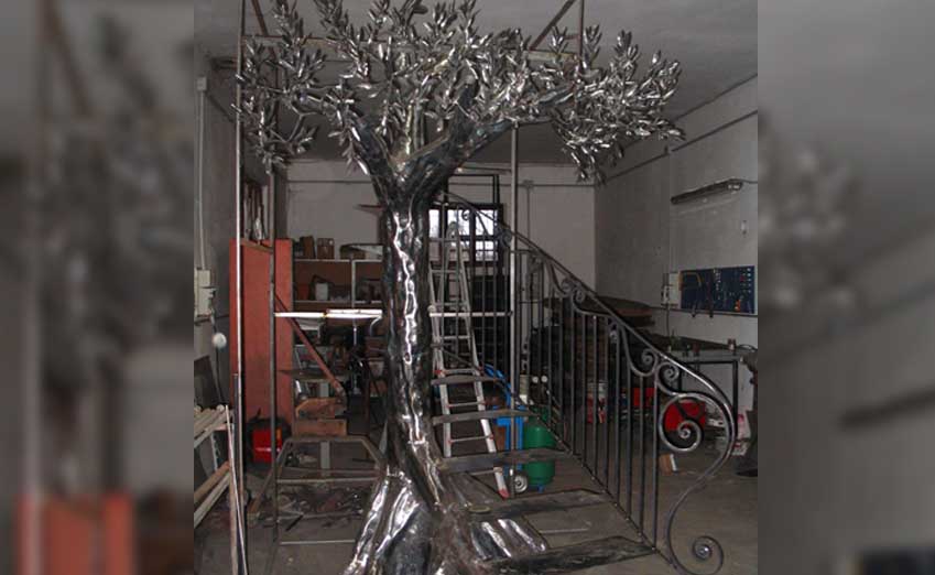 scultura in ferro battuto